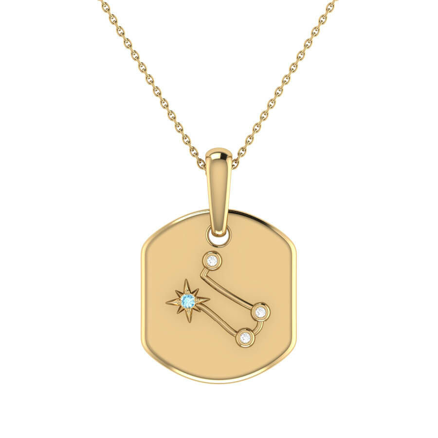 Gemini twin Moonstone & Diamond Constellation