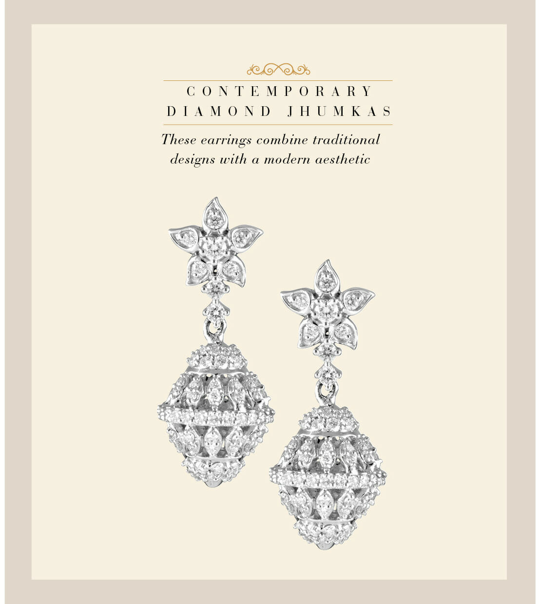 Tracing The Evolution Of The Jhumka 5 Contemporary Diamond Jhumkas