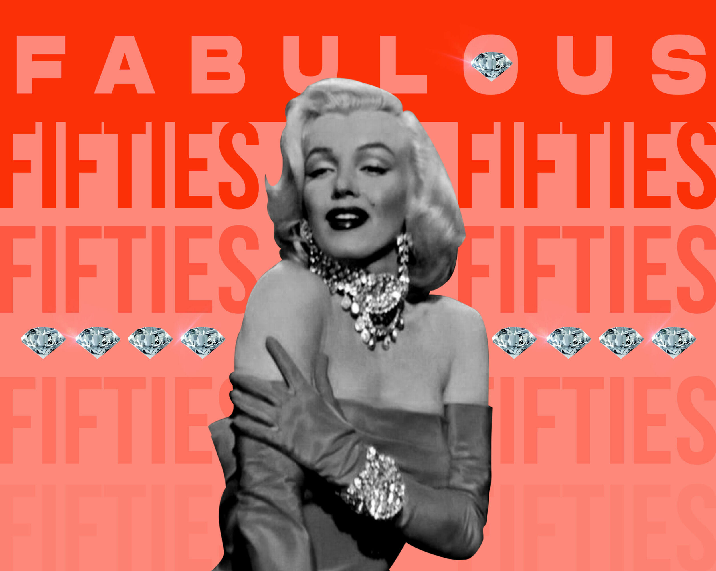 Diamonds on the Music Trail 2 Marilyn Monroe singing Diamonds Are A Girl’s Best Friend in Gentlemen Prefer Blondes