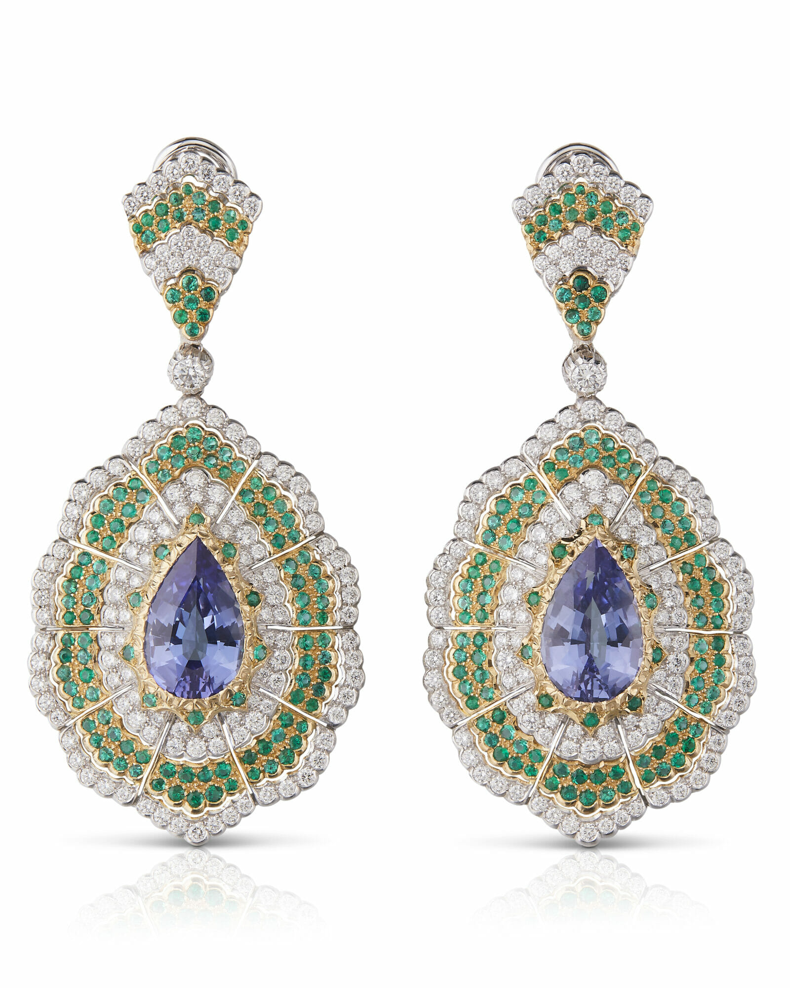 Buccellati Delphinium Cocktail Earrings