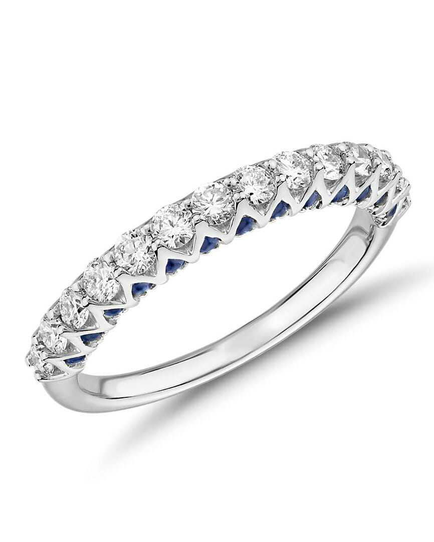 Diamond Wedding Band for every budget stacked ring affordable