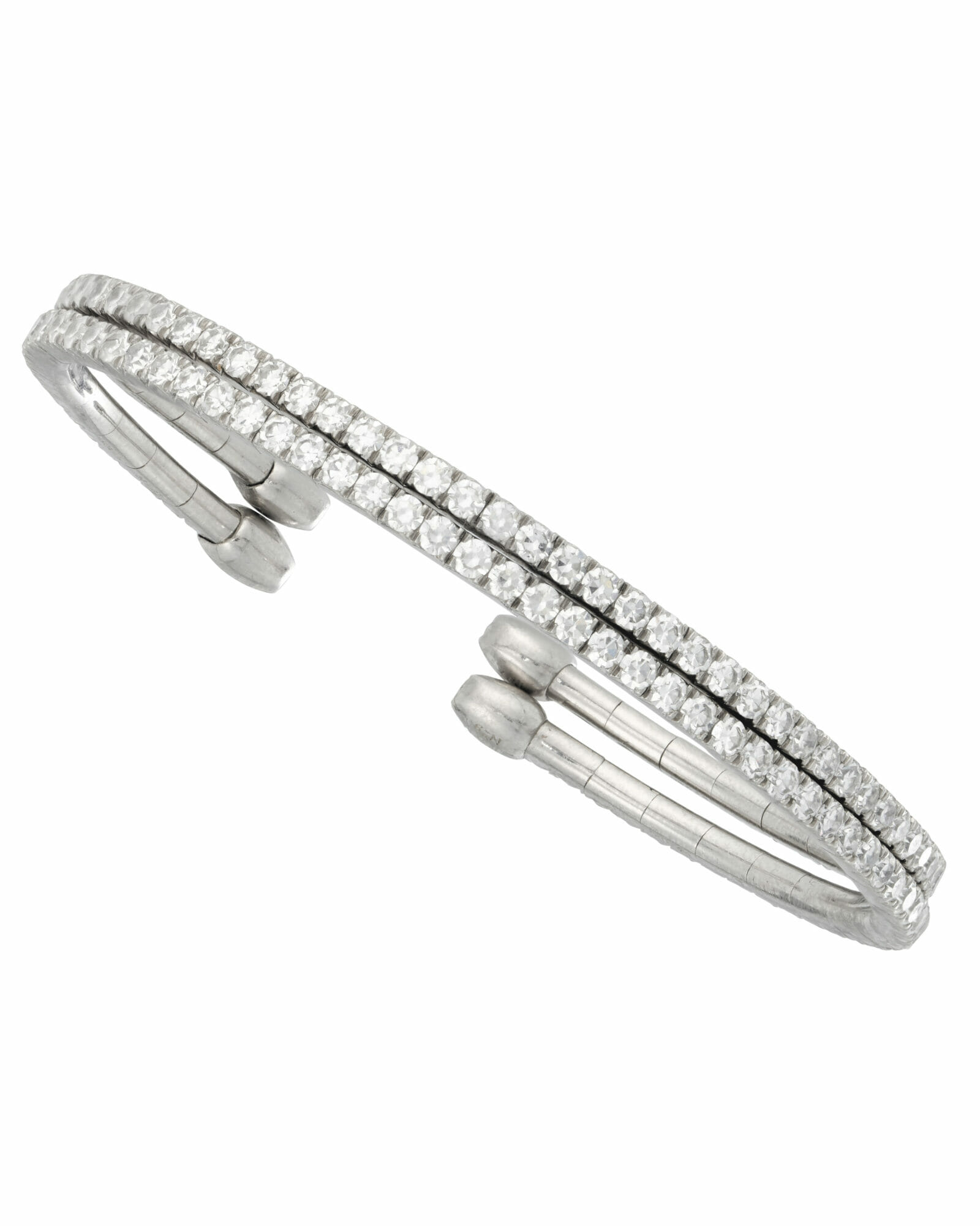 JAR Pair of Diamond Cuff Bracelets at Christie’s Magnificent Jewels  auction