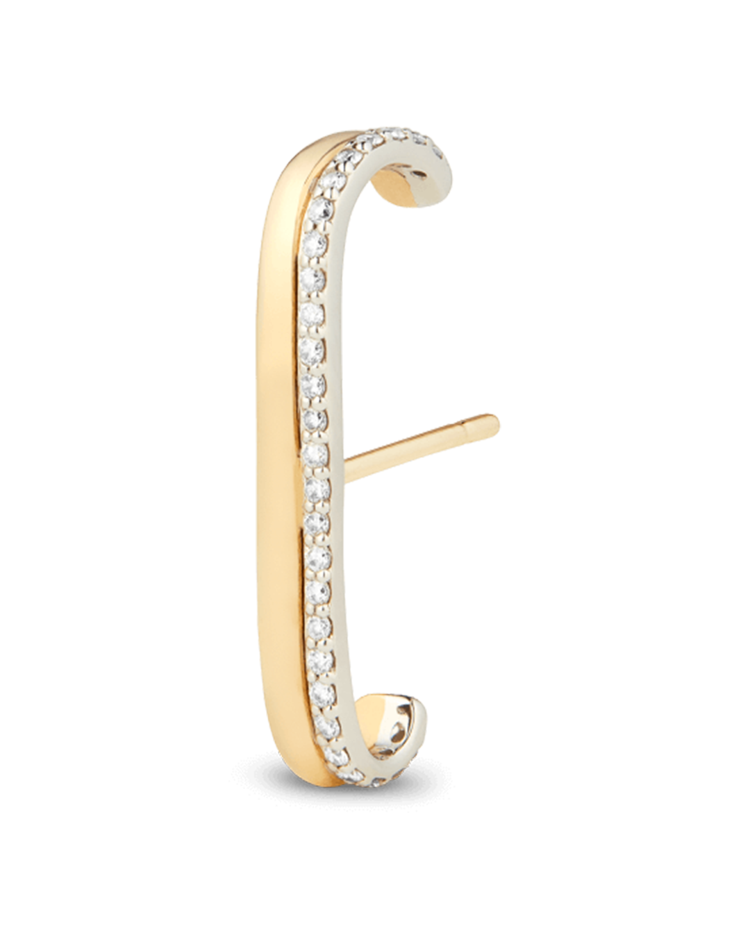 G. Label Fiene Yellow Gold And Pavé Ear Cuff