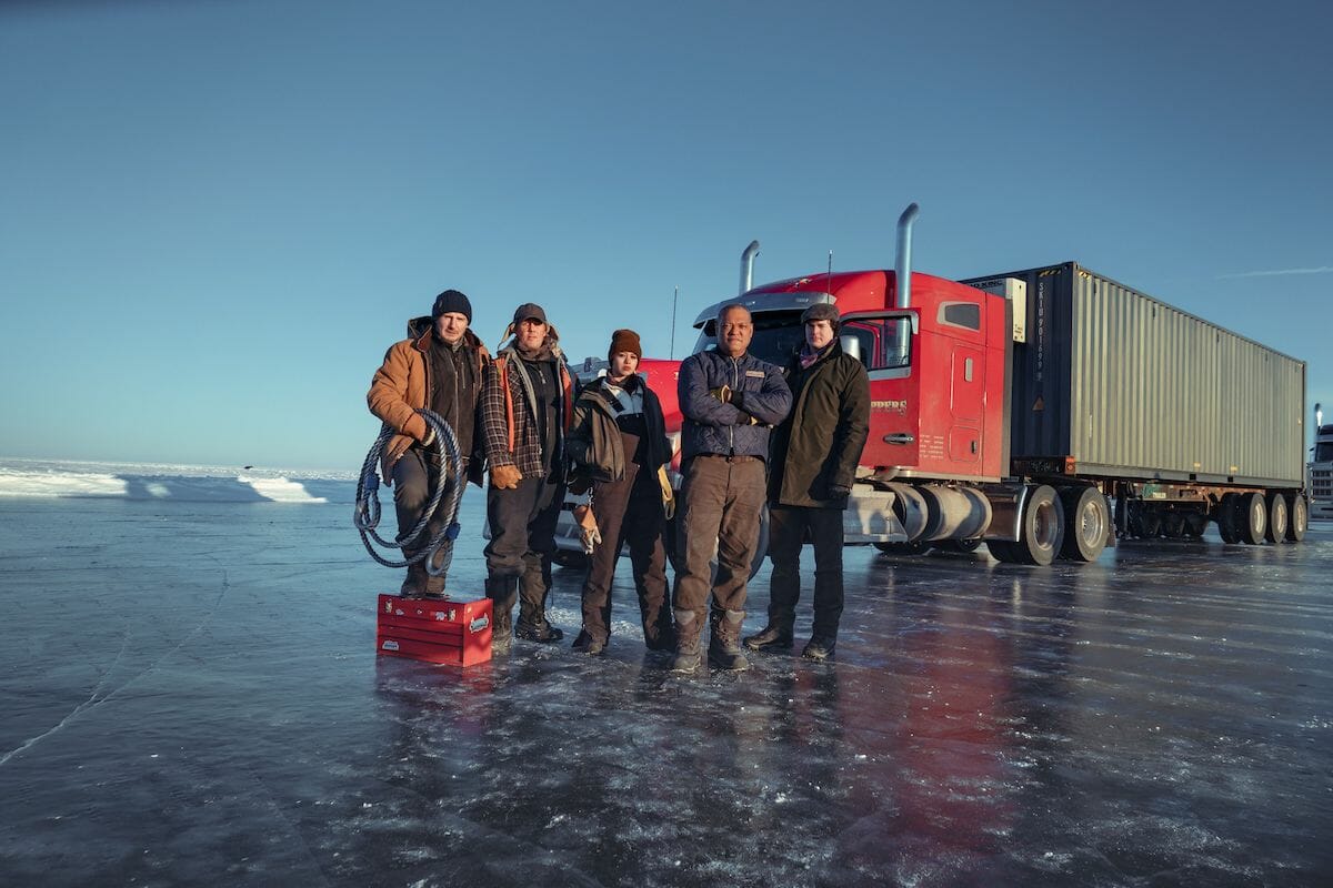 The cast of "Ice Road"