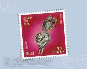 Diamonds on world postage stamps
