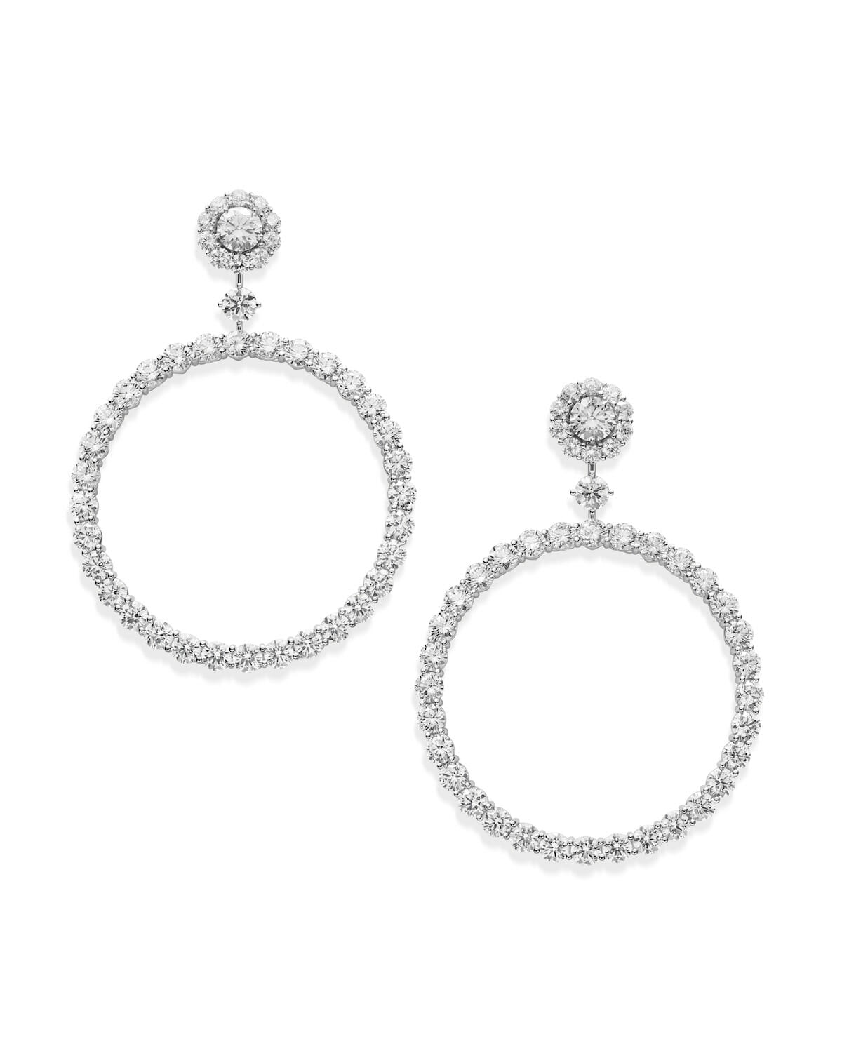 Chopard Diamond Hoop Earrings