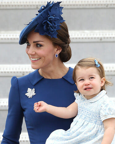 Kate Middleton diamond jewelry outfit look