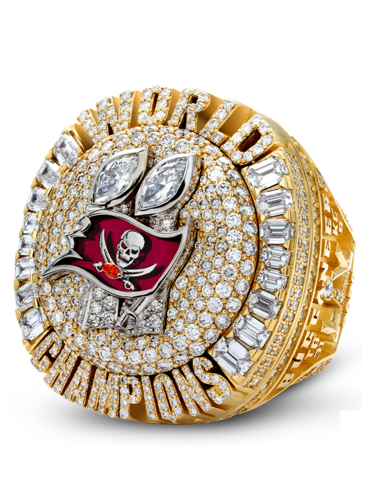 Front of the Tampa Bay Buccaneers Super Bowl Ring