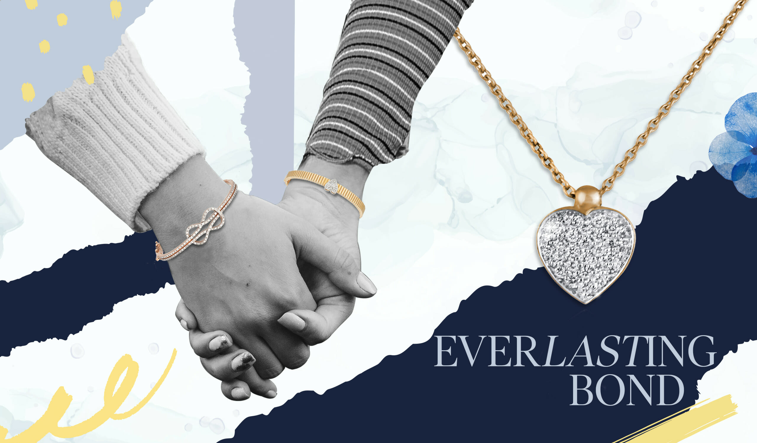 Not Without My Best FriendJewellery (L-R): Bracelet: Hazoorilal Legacy by Sandeep Narang, Bracelet: Neha Lulla Jewellery, and Pendant: Jaipur Gems
