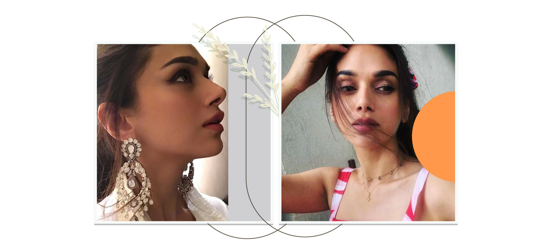 The Art of Wearing Jewellery with Aditi Rao Hydari 2 Sanam Ratansi’s Instagram account, jewellery (L): Satyani Fine Jewels