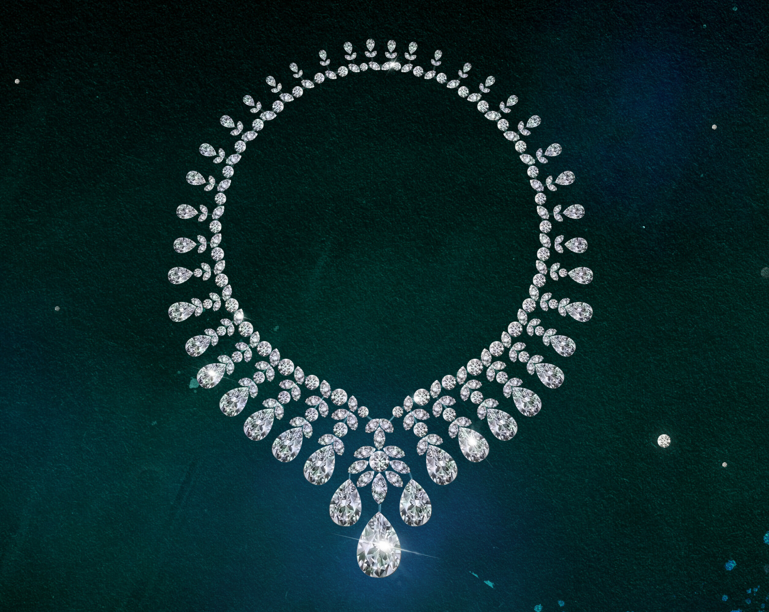 A stunning diamond necklace created by Ambaji Shinde for Pop Singer Madonna