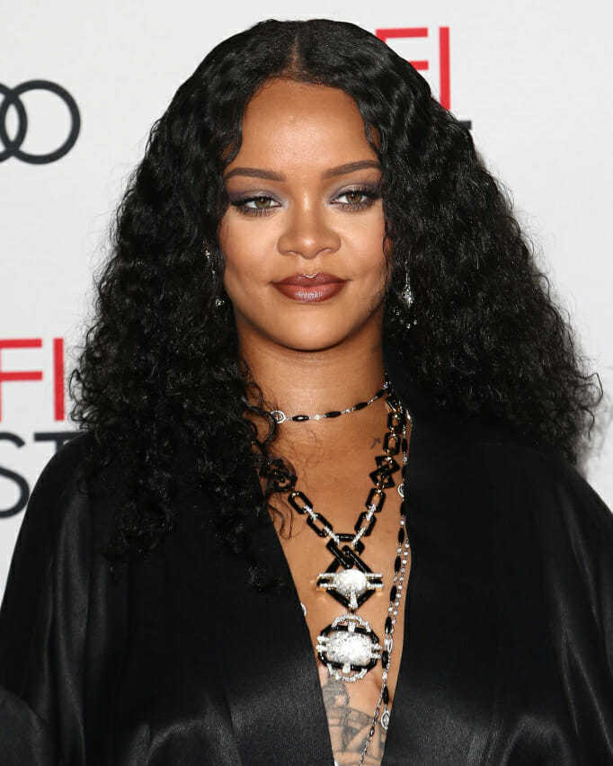 Rihanna and ASAP Rocky diamond jewelry AFI Film Festival red carpet