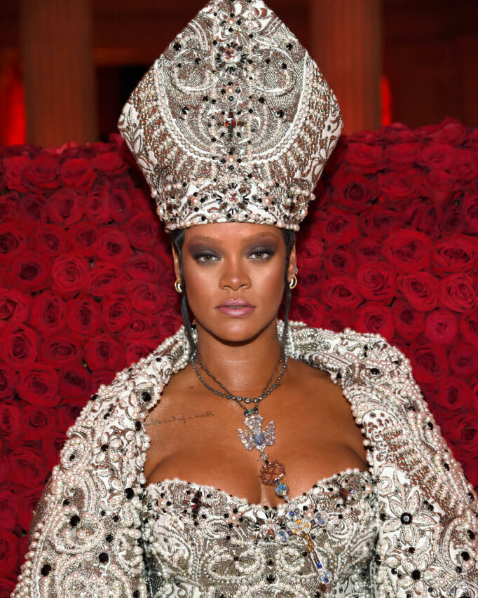 Rihanna and ASAP Rocky Met gala diamond jewelry couple