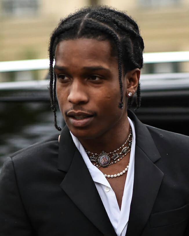 A$AP Rocky Redefines Rapper Jewelry With an Edwardian Necklace