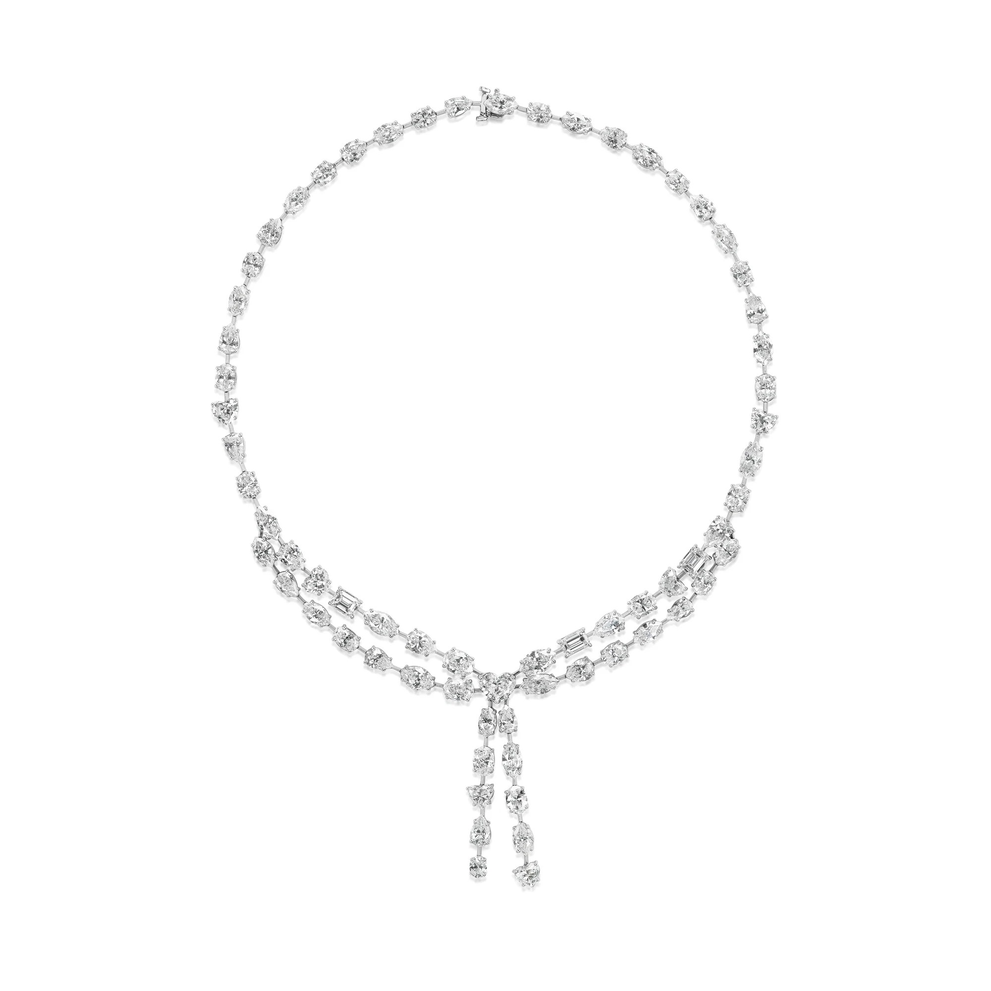Can’t Pick One Diamond Cut? Multi Shape Diamonds Lets You Wear Them All 2 multi shape diamonds necklace