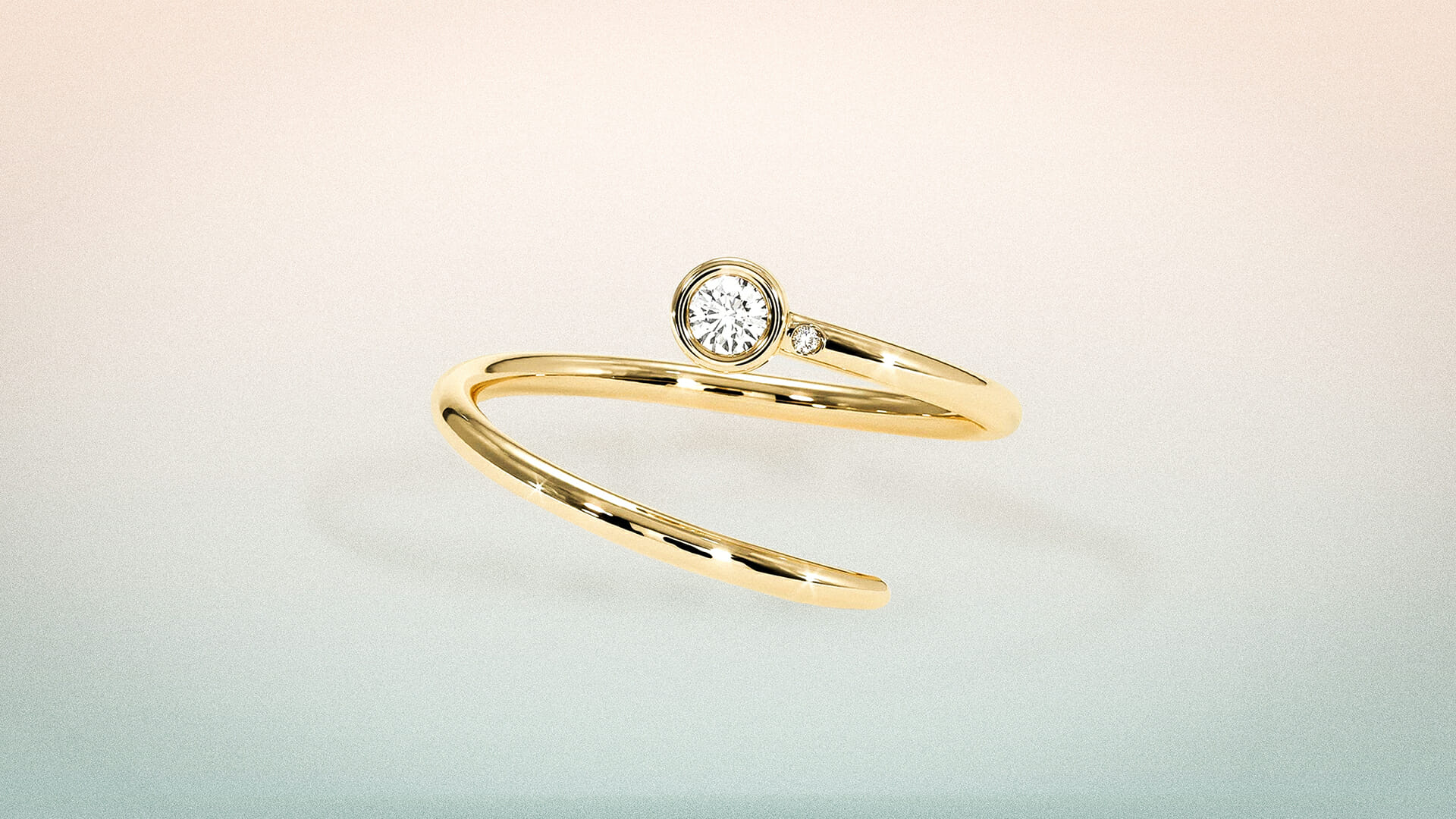 shiffon jewelry yellow gold diamond ring