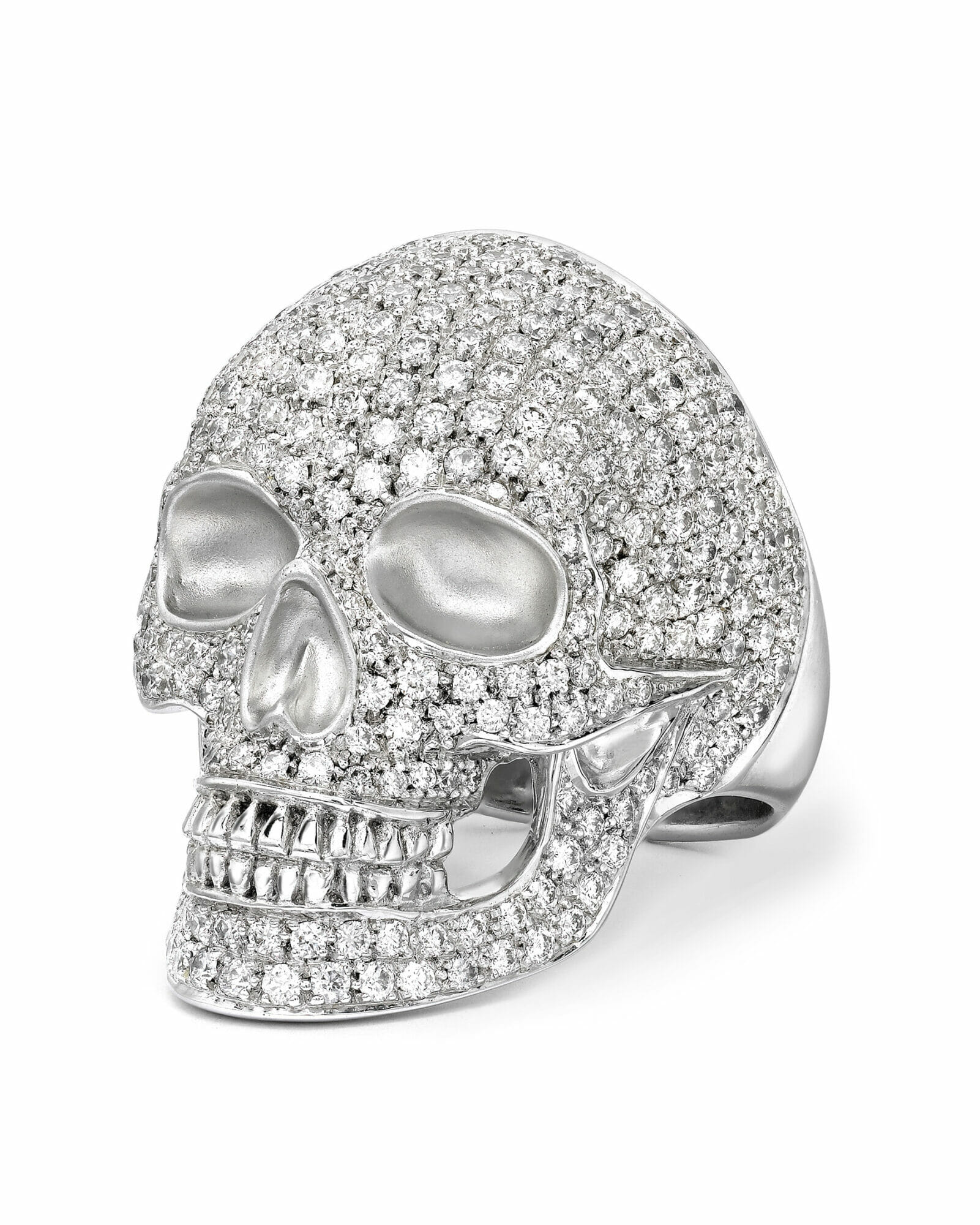 the fennell works british jewelry designers diamonds ring skull