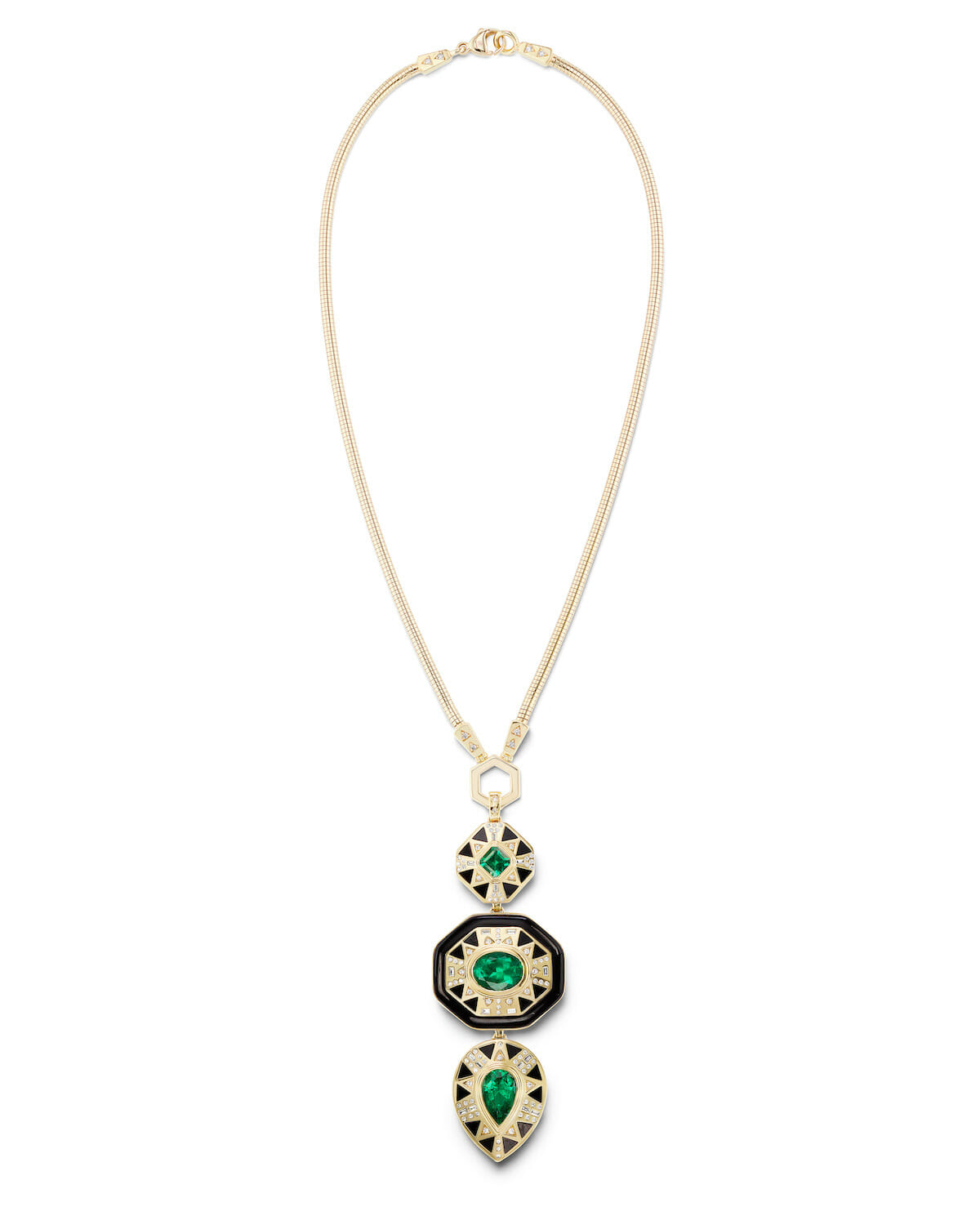black jewelry designers sotheby's thelma west cleopatra vault pendant