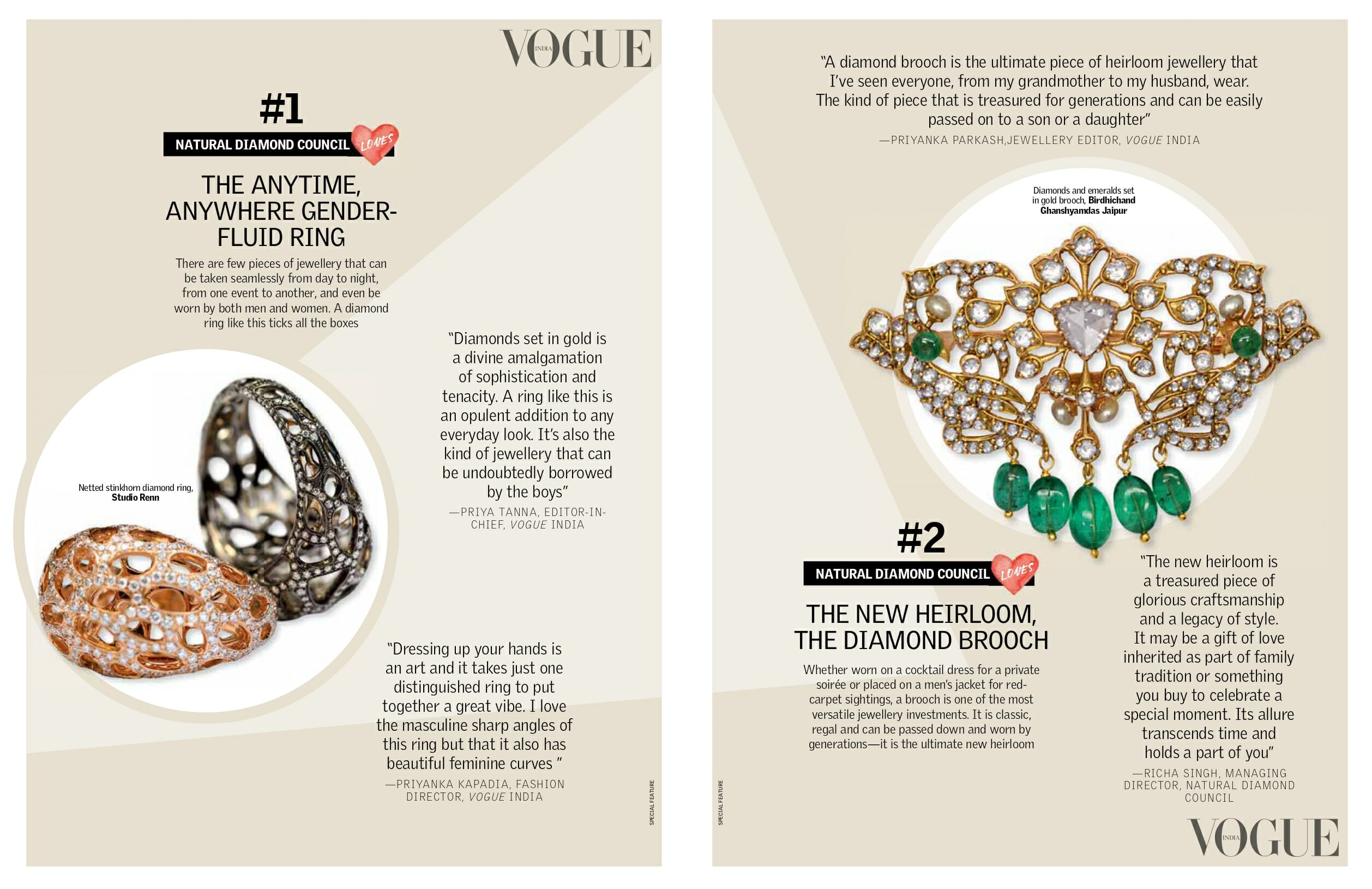 Vogue Annual Jewellery Trend Report 2021 - Only Natural Diamonds