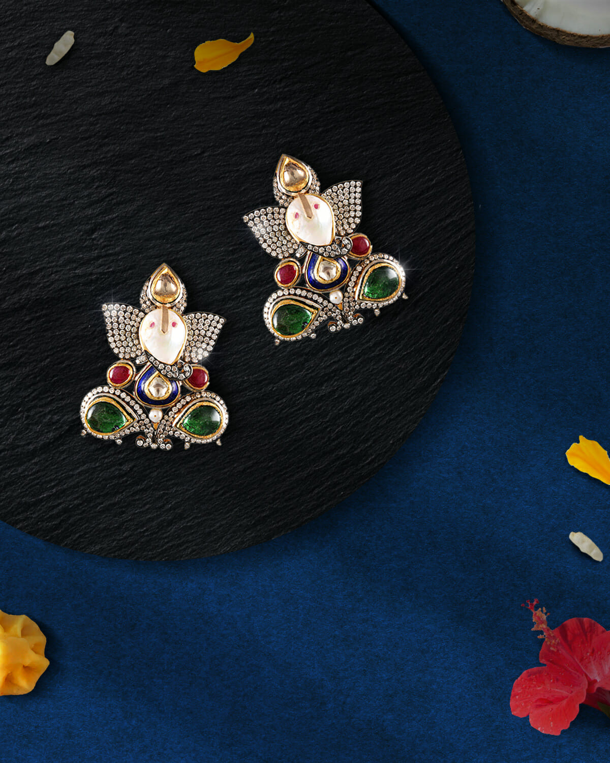 Amulets of hope: Ganesha Inspired Jewellery 6 Ganesha diamond ear studs