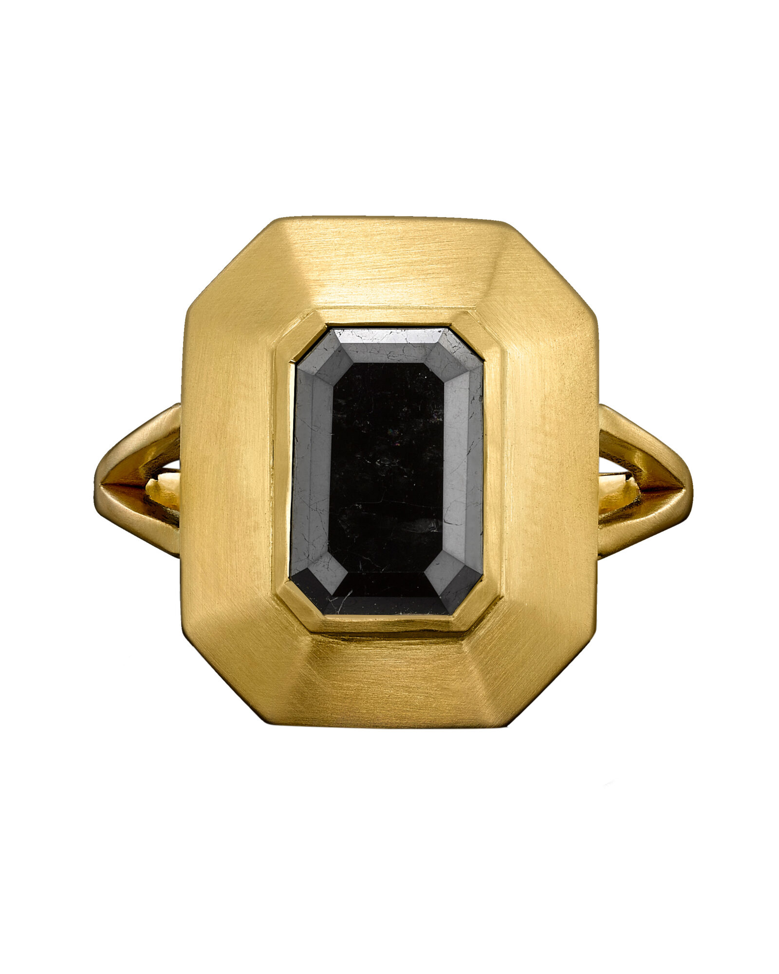 black diamond jewelry ring