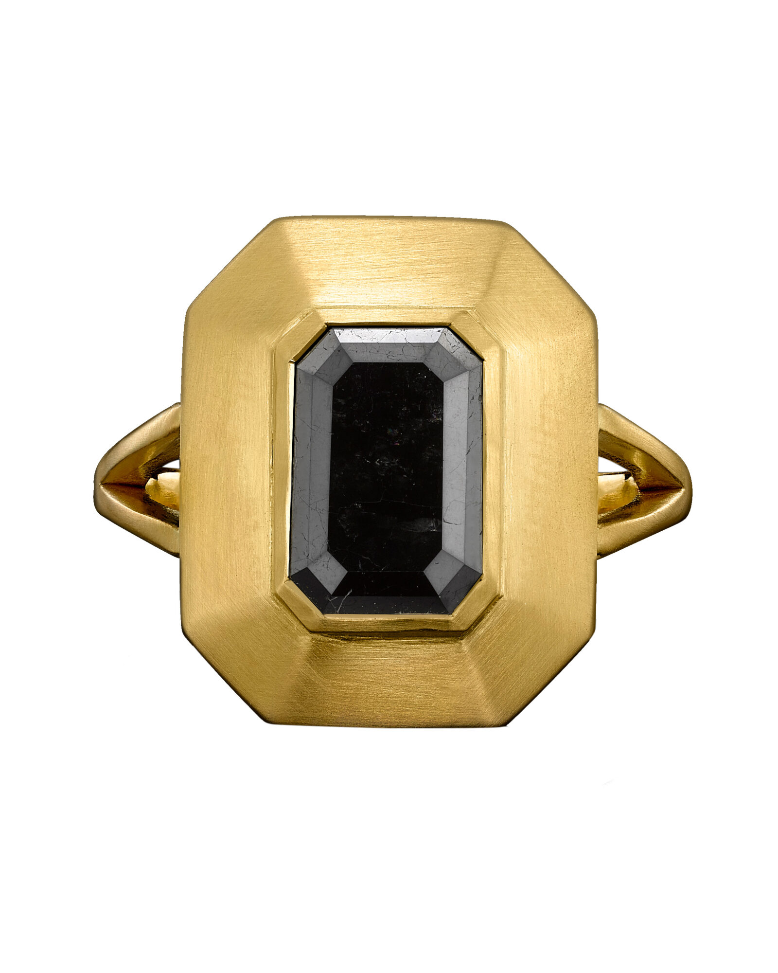 Black diamond ring
