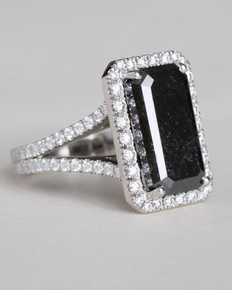 Adorable Handmade Silver Plated Black Diamond cut stone ring vintage  antique ring for Men, Ideal Gift