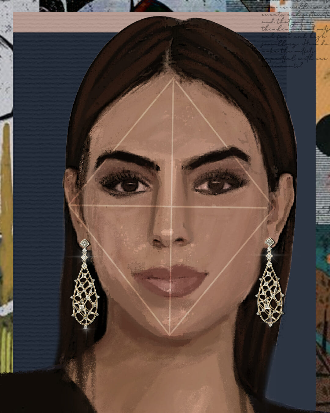 The Perfect Diamond Earrings for Every Face Shape 2 Long Earrings for Diamond Face