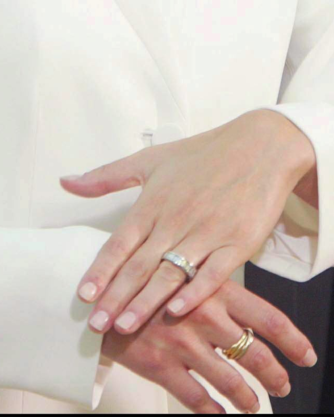 Queen Letizia of Spain's Royal Engagement Ring is a Diamond Eternity Band