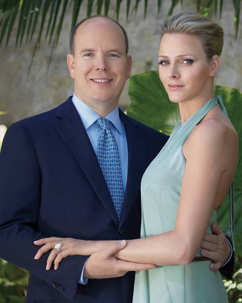 Princess Charlene of Monaco Has a Pear-Shaped Diamond Royal Engagement Ring