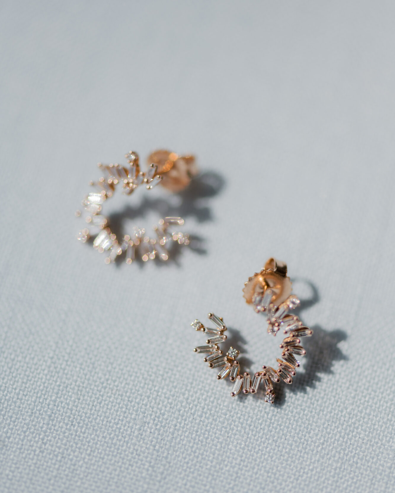 suzanne kalan diamond hoop earrings