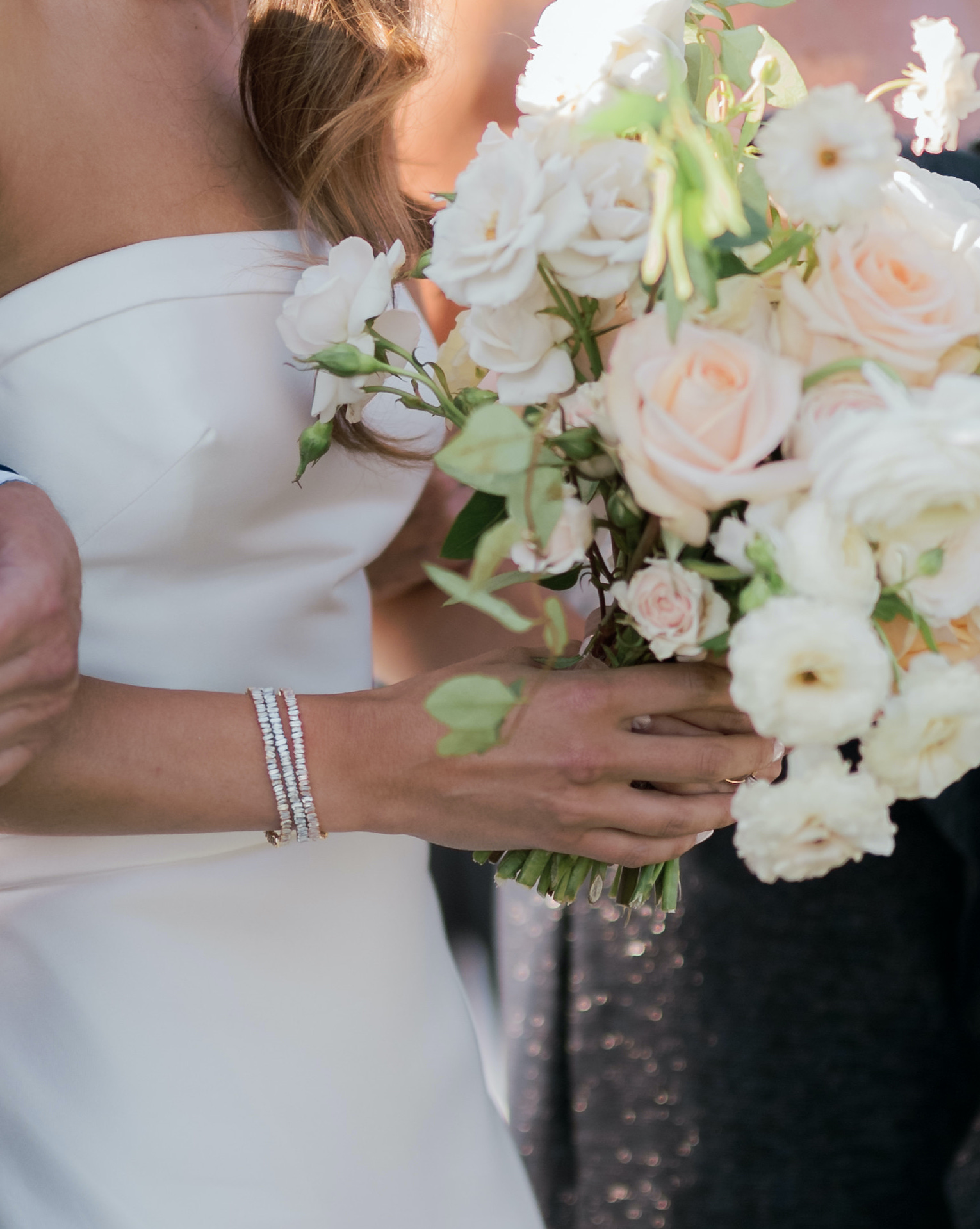 modern bride wedding dress style diamond jewelry inspiration