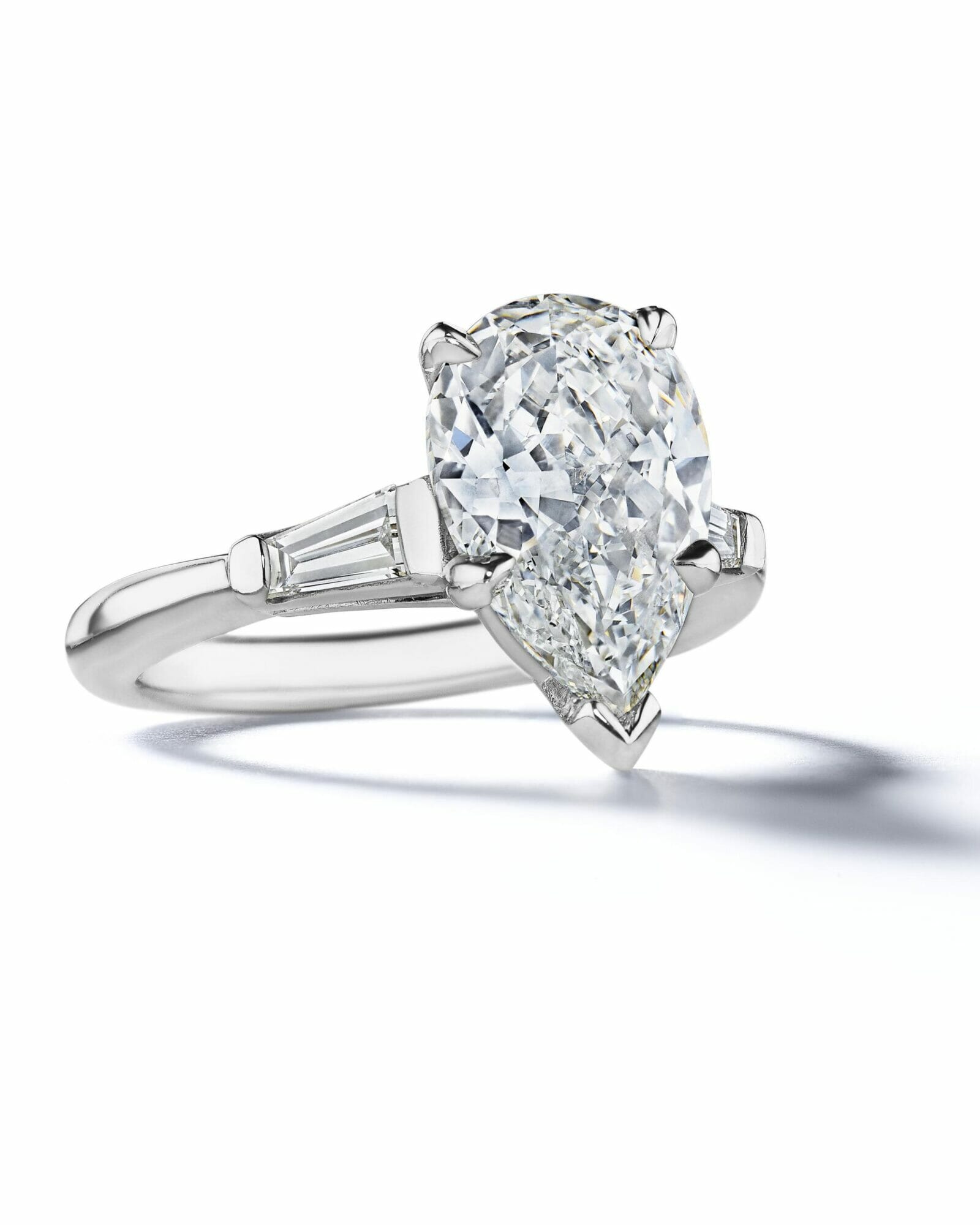 pear shaped diamond engagement ring wedding inspiration