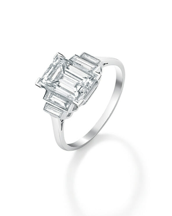 royal engagement rings diamonds wedding inspiration emerald cut