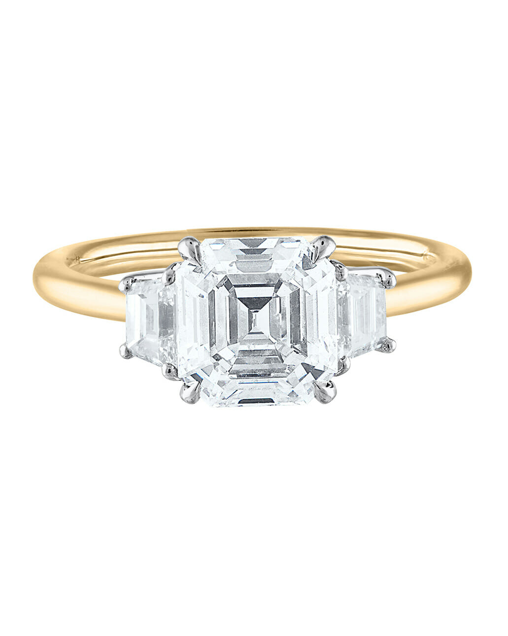 asscher cut diamond engagement ring wedding inspiration