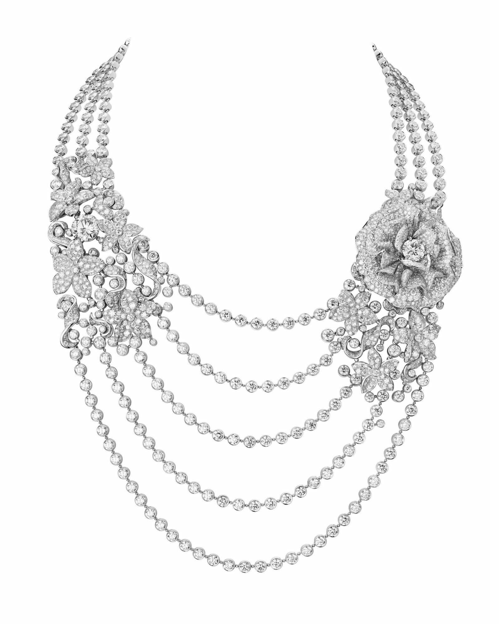 chanel no 5 jewelry diamond necklace