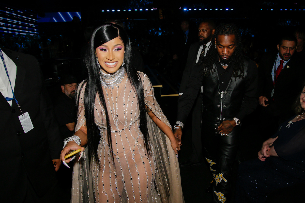 cardi b diamond jewelry grammys