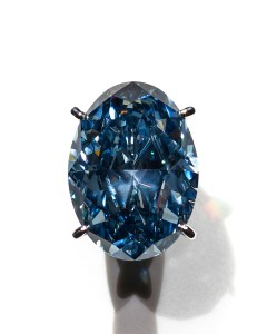 famous blue diamond the Blue Okavango Diamond 