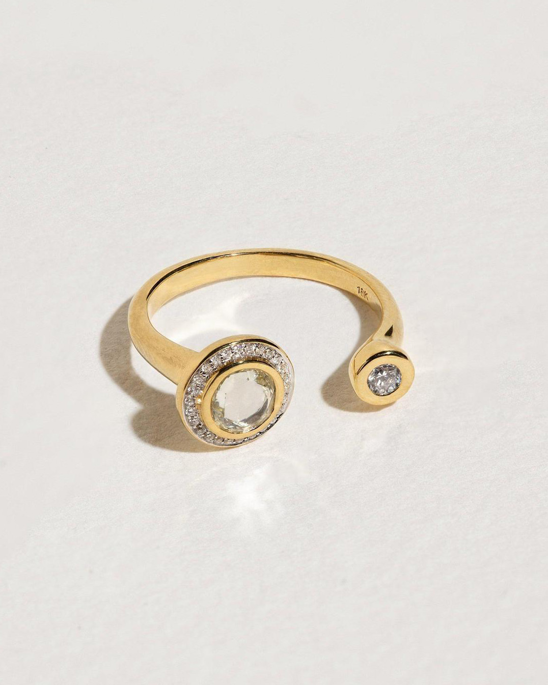 5 Sustainable Jewelry Designers You Should Know 9 sustainable jewelry designer gold and diamond ring pamela love
