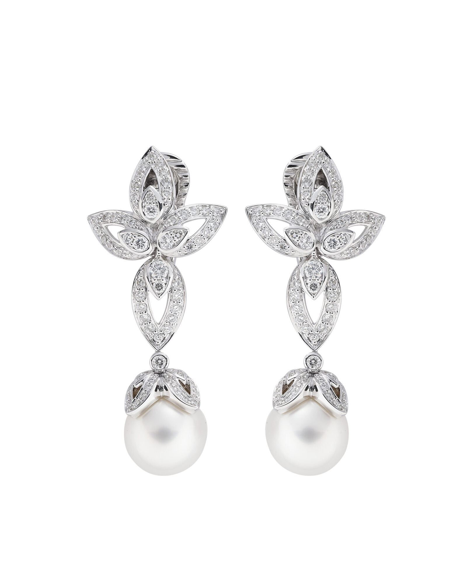 princess diana jewelry spencer diamond pearl earrings