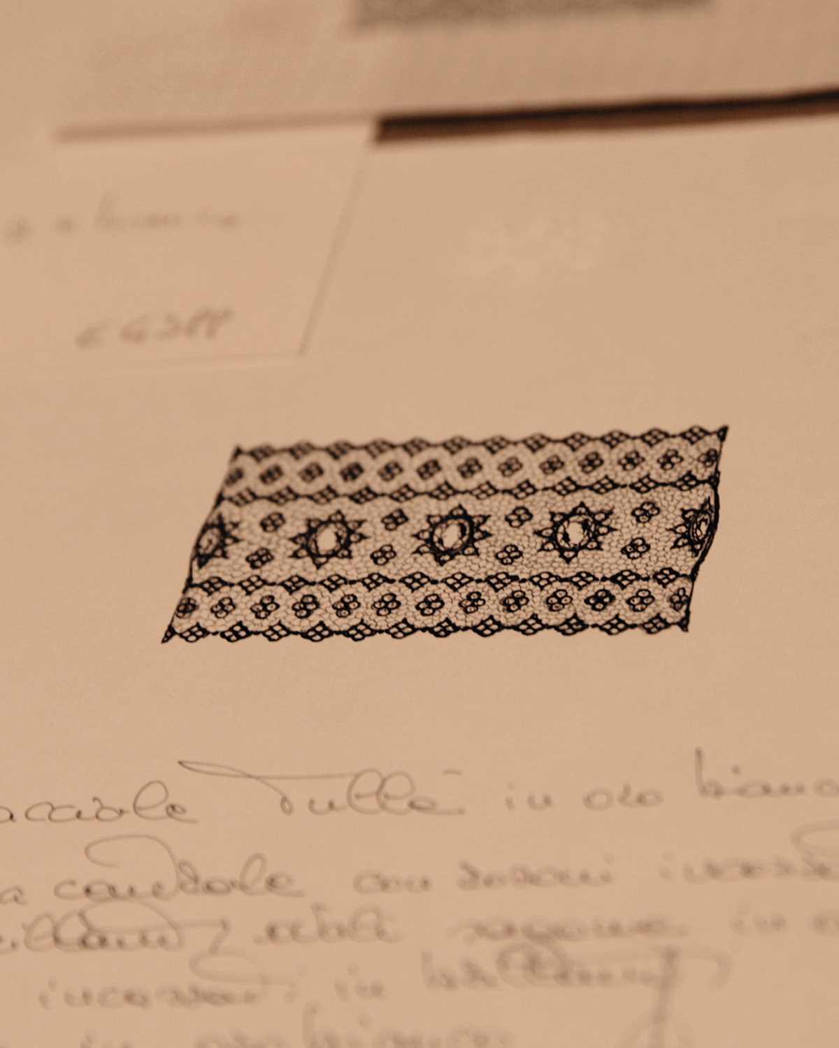 Drawing of the Buccellati family archive.