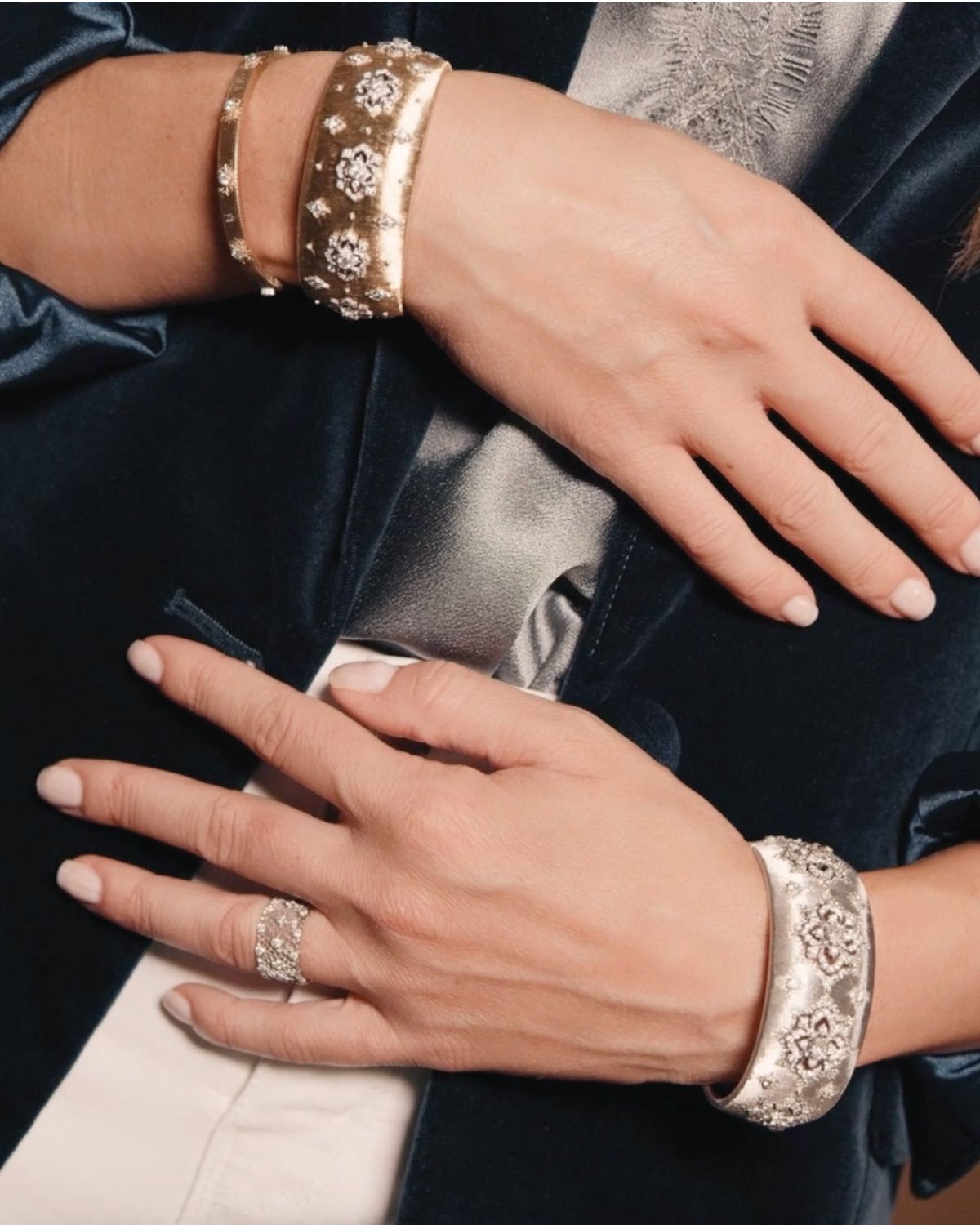 The House Buccellati Built: High Jewellery Meets Italian Style 13 Buccellati diamond rings and cuffs