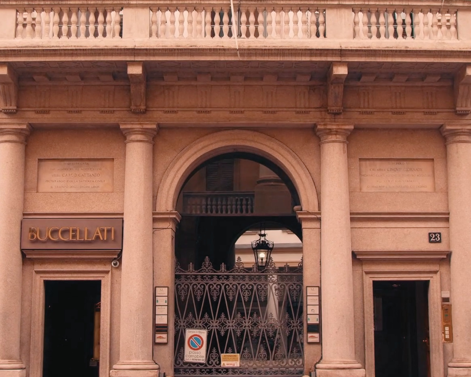 Buccellati store in Milan.
