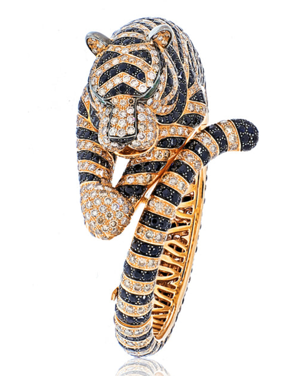 lunar new year diamond jewelry tiger boucheron