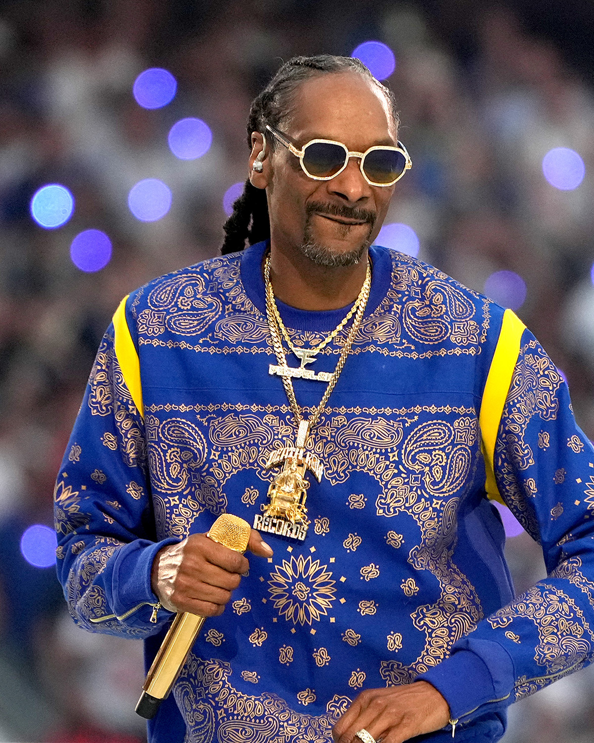 Snoop Dogg at Super Bowl LVI