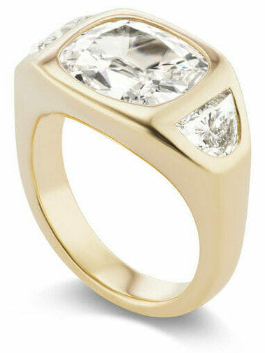 The Complete Guide to Cushion-Cut Diamond Engagement Rings 5 brent neale cushion-cut diamond engagement ring guide
