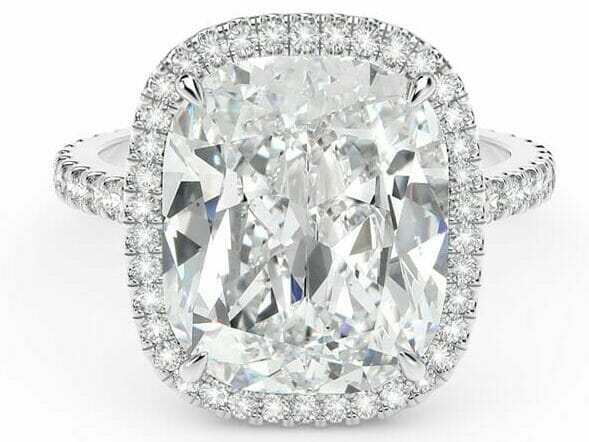 The Complete Guide to Cushion-Cut Diamond Engagement Rings 4 de beers forevermark cushion-cut diamond engagement ring guide