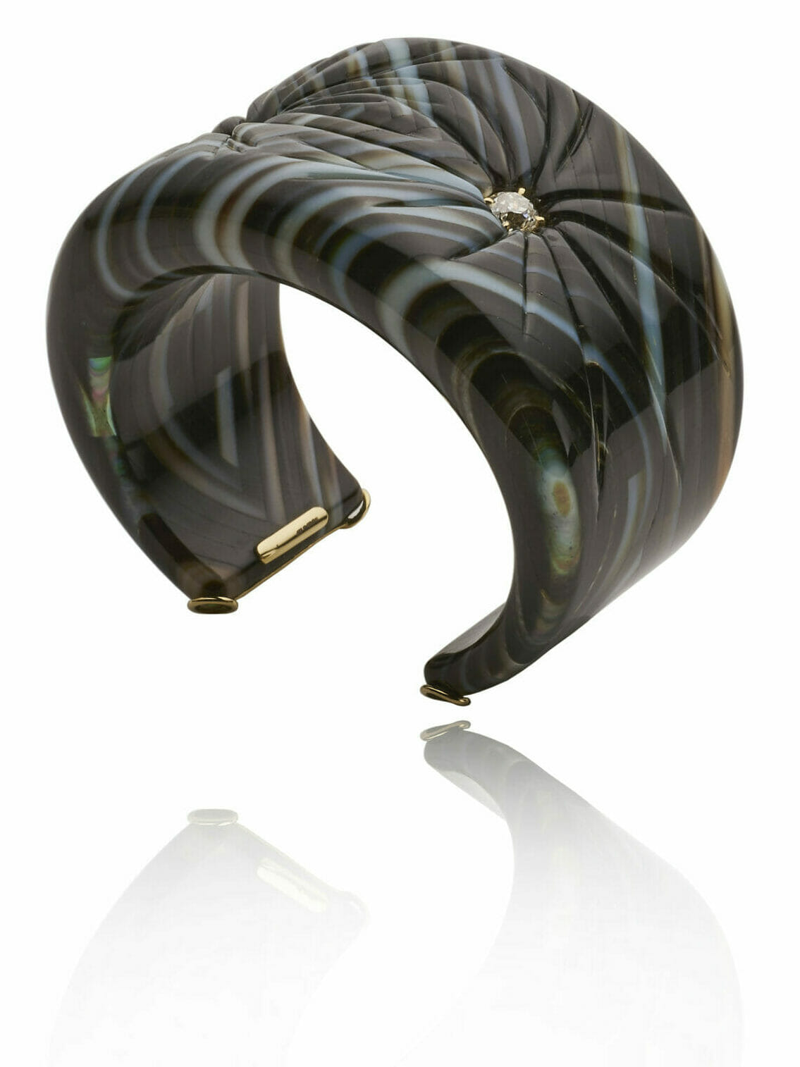Le fabuleux Diamond Fishbone Bangle de Mélanie Georgacopoulos 2 Le fabuleux Diamond Fishbone Bangle de Mélanie Georgacopoulos