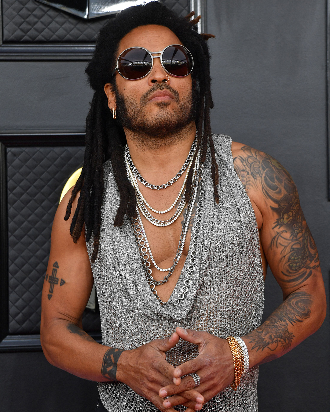 lenny kravitz mens grammys diamond jewelry looks