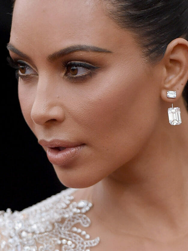 met gala looks diamond jewelry kim kardashian